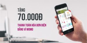Thanh toán hóa đơn tiền điện bằng ví MoMo tặng ngay 70.000đ